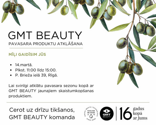 Aicinām uz GMT BEAUTY JAUNO PRODUKTU ATKLĀŠANU!